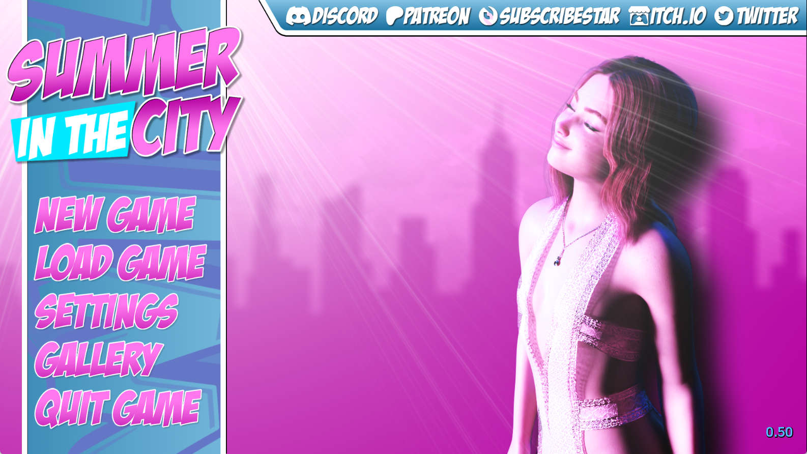 【PC+安卓+IOS/女同SLG】城市的夏天0.50汉化版【4.44G/更新/汉化/动态】